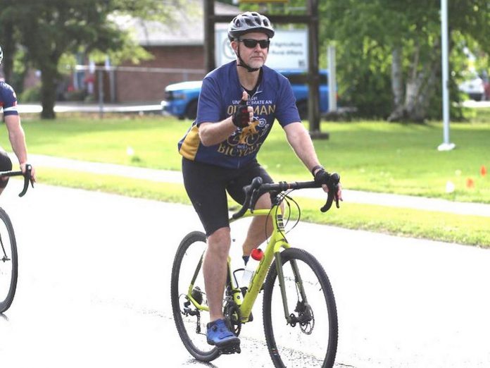 For the fourth consecutive year, Cobourg Police Service Chief Paul VandeGraaf will be riding the 80-kilometre route of Ride for Rebound, a major fundraising event for Rebound Child & Youth Services Northumberland taking place on September 21, 2024. (Photo: Rebound Child & Youth Services Northumberland / Facebook)