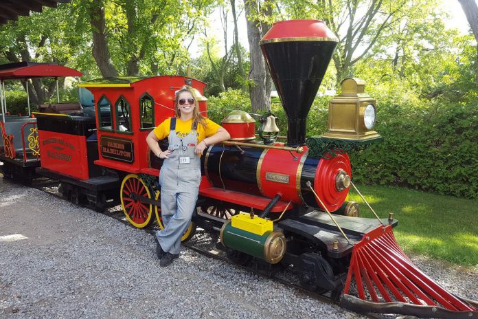 Established in 1974 by James Hamilton, the miniature train ride at Peterborough's Riverview Park and Zoo features a miniature replica of an 1860 locomotive that is old and needs to be replaced. (Photo: Riverview Park and Zoo)