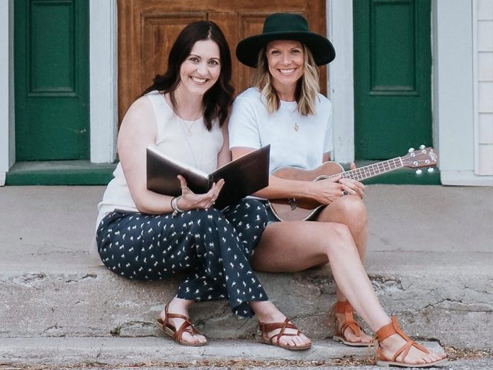 Peterborough performers Megan Murphy and Kate Suhr first launched "The Verandah Society" in 2020 during the first few months of pandemic lockdown. Missing the stage and connecting with others, they began bringing their stories and songs to audience members in their own farms, backyards, and front porches. (Photo: The Verandah Society)