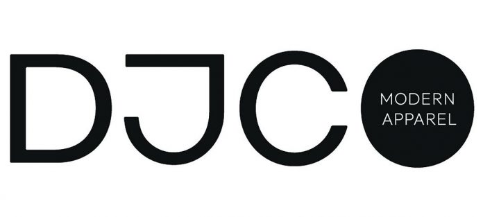 The thin and neutral-coloured lettering in the DJC Modern Apparel logo represents the kind of clothing items shoppers will find in store. The "DJC" recognizes the legacy of the original business, with the stylized J in the shape of a pocket representing that coming into the store "is like having a stylist in your pocket." (Graphic courtesy of DJC Modern Apparel)