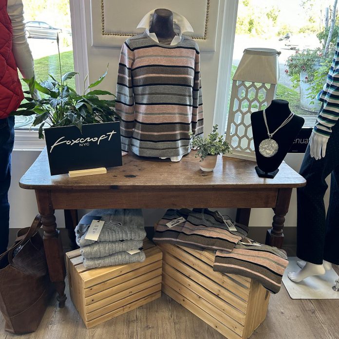 Owner Nancy Wiskel is hosting a grand opening of DJC Modern Apparel at 1525 Chemong Road from 10 a.m. to 4 p.m. on October 5, 2024 with Oldies 96.7 broadcasting live on location, complimentary refreshments and bites for shoppers, draw prizes, and goodie bags. (Photo courtesy of DJC Modern Apparel)