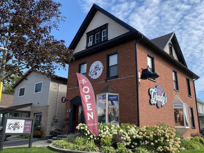 After first purchasing the space to use for storage in 2018, Grady's Feet Essentials officially opened at 231 King Street in downtown Peterborough in 2022 after beginning to operate out of the storefront during pandemic lockdowns. (Photo courtesy of Grady's Feet Essentials)