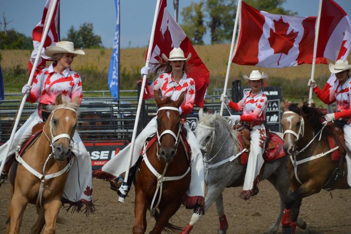 The Canadian Cowgirls Precision Drill Team at the 2023 International Plowing Match & Rural Expo (IPM). The Drill Team will be returning for the 2024 IPM in Kawartha Lakes. (Photo courtesy of IPM)