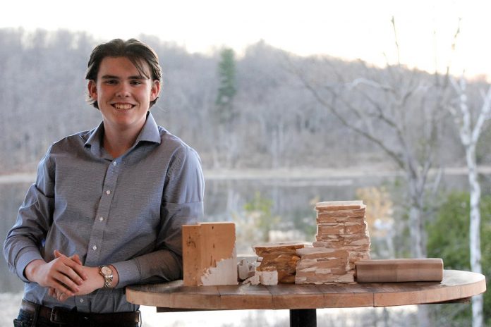 Ben Marshall, 17, of Trent Hills will be one of the three Kawarthas youth to represent Team Canada at the 2024 International Meeting of Young Beekeepers in Dubai in the United Arab Emirates from December 18 to 21, 2024. Marshall began beekeeping as a way to keep busy during the start of the pandemic, and continues to do so while also running his own swimming lesson company, selling freeze-dried food, and selling his own honey from the hives. (Photo courtesy of Kawartha Junior Beekeepers)