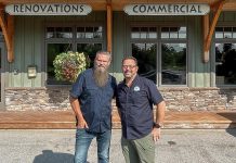 Kawartha Lakes Construction general manager Mark Reid and director of construction Ben Reynolds have assumed ownership of the building firm from founder Scott Wootton. The company has also announced expansion plans. (Photo courtesy of Kawartha Lakes Construction)