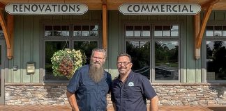 Kawartha Lakes Construction general manager Mark Reid and director of construction Ben Reynolds have assumed ownership of the building firm from founder Scott Wootton. The company has also announced expansion plans. (Photo courtesy of Kawartha Lakes Construction)