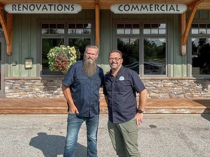 Kawartha Lakes Construction general manager Mark Reid and director of construction Ben Reynolds have assumed ownership of the building firm from founder Scott Wootton. The company has also announced expansion plans. (Photo courtesy of Kawartha Lakes Construction)