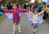 Two of the children who participated in the kids fun run during the inaugural Monarch Butterfly Festival and Run in October 2023. The 2024 event takes place on Saturday, September 21, with a sold-out 10km race and 1km kids fun run preceding the festival in Peterborough's Millennium Park. Funds raised during the event will support a non-profit environmental organization in Mexico that is working to conserve, regenerate, and protect the habitat of the endangered monarch butterfly. (Photo courtesy of Monarch Ultra)