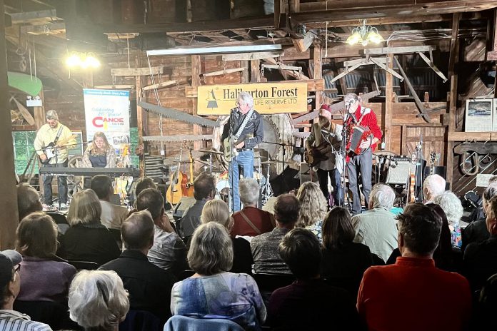 A benefit concert featuring Charlie Angus and The Grievous Angels on August 31, 2024 in support of affordable housing efforts in Haliburton County netted $2,500 for the non-profit organization Places for People. (Photo courtesy of Places for People)