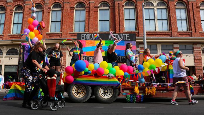 Organized by Peterborough-Nogojiwanong Pride to celebrate and support Peterborough's 2SLGBTQIA+ community, the annual Pride parade took place on September 28, 2024 in downtown Peterborough. (Photo: Sean Bruce)