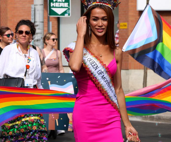 Peterborough-Nogojiwanong Pride's annual Pride parade on September 28, 2024 in downtown Peterborough. (Photo: Sean Bruce)