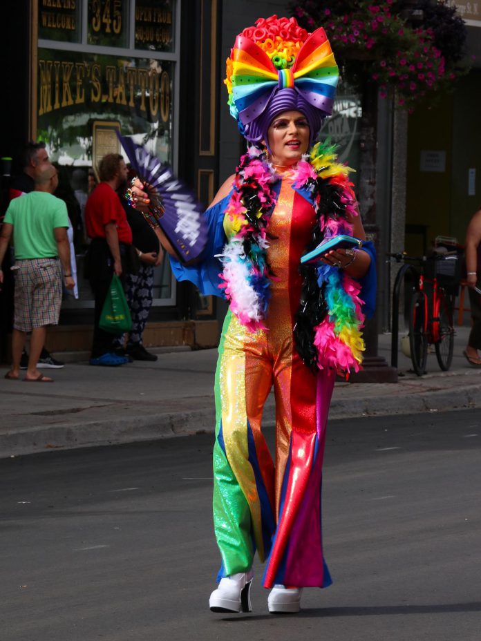 Peterborough-Nogojiwanong Pride's annual Pride parade on September 28, 2024 in downtown Peterborough. (Photo: Sean Bruce)