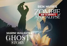 The Peterborough Theatre Guild presents Ben Muir's "How to Survive a Zombie Apocalypse" and Marni Walsh's history-based drama "Ghost Story" for 10 performances from September 20 to October 5, 2024. (Graphic: Peterborough Theatre Guild)