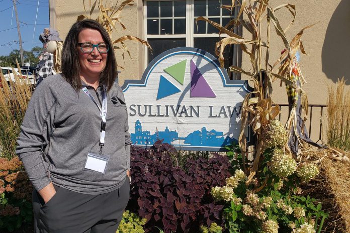 Martha Sullivan opened Sullivan Law Ptbo in 2017, originally sharing space with the law firm McMichael Davidson, which joined Sullivan Law in 2018. In 2020, the law firm Gariepy Murphy transitioned their practice to Sullivan Law as well. Among Sullivan Law's 14 current staff are six lawyers specializing in family law, wills and estates, real estate law, business law, and mediation and guardianship matters. (Photo: Jeannine Taylor / kawarthaNOW)