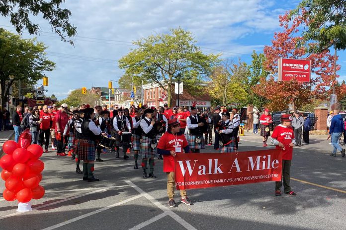 Cornerstone Family Violence Prevention Centre is gearing up for the 17th annual "Walk a Mile" fundraiser on October 5, 2024 in Cobourg. The event aims to support women and children in Northumberland County who have been impacted by gender-based violence and to help spread awareness about the issue. (Photo courtesy of Cornerstone Family Violence Prevention Centre)