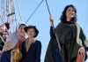 A promotional photo from 4th Line Theatre for "Wild Irish Geese" written by and starring Peterborough's Megan Murphy (right) and directed by Kim Blackwell. The play, which tells the story of the impoverished Irish settlers who came to Peterborough in 1825 under an emigration plan administered by Upper Canada politician Peter Robinson, makes its world premiere at the Winslow Farm in Millbrook from July 29 to August 30, 2025. Earlier in July, 4th Line will also present the world premiere of "The Housekeeper" by Ian McLachlan and Robert Winslow, which is the fourth in a series of plays by McLachlan and Winslow about the Barnardo children. (Photo: Wayne Eardley / Brookside Studio)