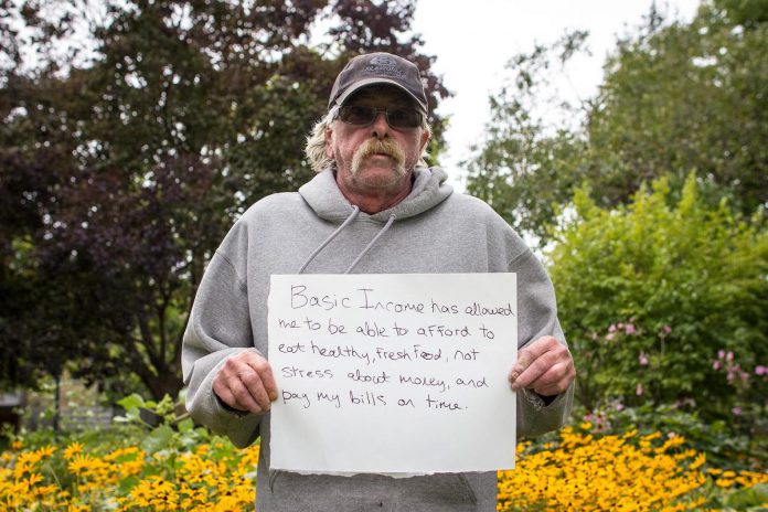 Hamilton photographer Jessie Golem's "Humans of Basic Income" photographic series showed the human side of the then-newly elected Ford government's 2019 decision to cancel the Ontario Basic Income Pilot Program before it was completed and evaluated. (Photo: Jessie Golem)