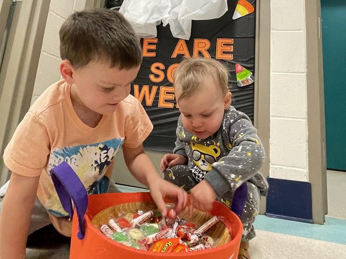 Christian and Gabriel are two of the kids of families served by Five Counties Children's Centre who are looking forward to "All-o-ween" at the organization's locations in Peterborough, Cobourg, and Lindsay from October 28 to 30, 2024. The event is aimed at making the trick-or-treating experience more inclusive and accessible for kids of all ages and abilities by removing physical and sensory barriers for trick-or-treating. (Photo: Five Counties Children's Centre)