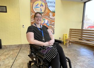 Five Counties Children's Centre staff member Hayley Hodges wants to help break down barriers to make Halloween accessible for children of all abilities, in part from her own personal experiences when trick-or-treating as a child in a wheelchair. (Photo: Five Counties Children's Centre)