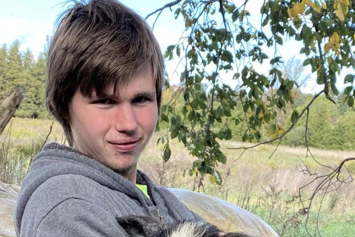 18-year-old Logan was last seen in Havelock on October 13, 2024. Police found the autistic teen 17 days later hiding in an abandoned building in Havelock. (Family photo)