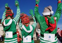 Participants decked out in festive outfits for the 2022 "Jolly Jog" in support of Kawartha Lakes Food Source (KLFS). The not-for-profit distribution centre that supplies food and personal care items to member organizations is warming up for its 15th annual "Jolly Jog" walk/run on November 16, 2024. (Photo: KLFS)