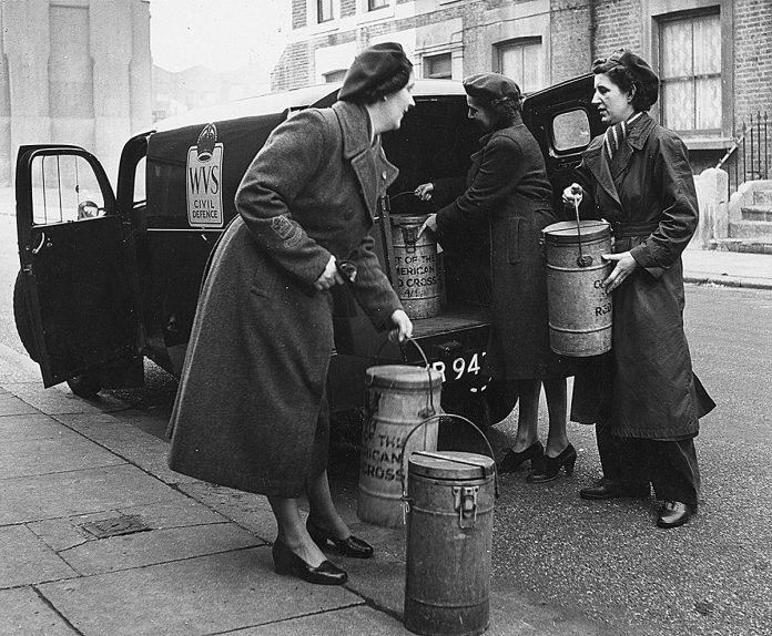 The Women's Voluntary Services delivering some of the first-ever Meals On Wheels in London, U.K. in 1947. Peterborough's program began in 1964. (Photo: Royal Voluntary Service)