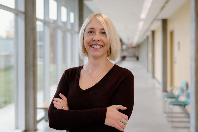 When Melanie Buddle began working at Trent University more than 20 years ago, shortly after first arriving in Peterborough, she wouldn't have thought she would one day be principal of the Peter Gzowski College which was just being built at the time. As the college celebrates its 20th anniversary, it's a chance for Buddle to reflect on more than two decades as a professional at Trent University and as a mother and active member of the Peterborough community. (Photo courtesy of Trent University)