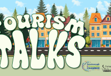 In partnership with the Peterborough and Kawarthas Chamber of Commerce, Peterborough County is hosting a series of free roundtable discussions this fall in six communities around the county. The "Tourism Talks" series invites tourism operators and business owners servicing the visitor economy to share their thoughts about challenges, trends, and opportunities for tourism in the county. The discussions will lead to new tourism strategies as county assumes responsibility for economic development and tourism in 2025. (Graphic: Peterborough County)