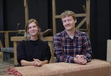 Justine Christensen and Edward Sweeney star as Mary and Charlie in the Peterborough Theatre Guild's production of "Mary's Wedding," an award-winning romantic historical drama by Canadian playwright Stephen Massicotte. The play runs for 10 performance from October 25 to November 9, 2024 at the Guild Hall in Peterborough's East City. (kawarthaNOW screenshot of Peterborough Theatre Guild video)