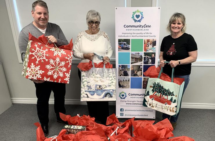 Community Care Northumberland (CCN) has launched its eighth annual "Adopt a Grandparent" program, which is aimed at brightening the holiday season for Northumberland County seniors in need. Donations will be accepted until December 6, 2024. (Photo: CCN)