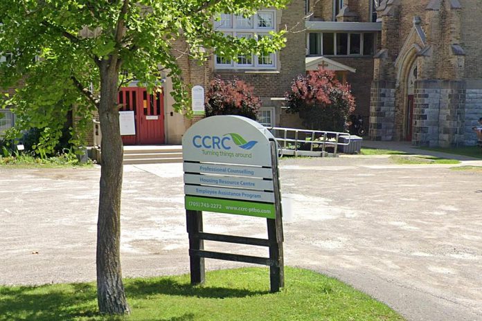 Located at 540 George St. N. in Peterborough, CCRC is a non-profit charitable organization that provides professional counselling, a housing resource centre, and an employee assistance program. (Photo: Google Maps)