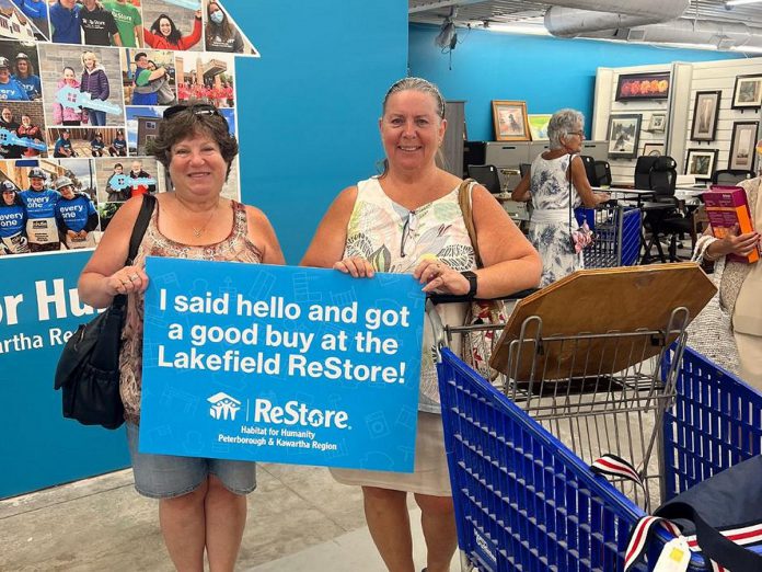 Operated by Habitat for Humanity Peterborough & Kawartha Region (Habitat PKR), the new Restore that opened in Lakefield in summer 2024 has been welcomed by the local community. Habitat PKR now has ReStores in Lakefield, Peterborough, and Lindsay, with revenues the non-profit home improvement and building supply stores helping to build local affordable homes. (Photo: Habitat PKR)