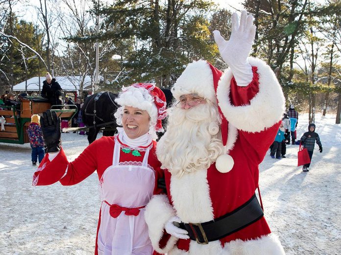 Santa Claus will be making a visit to Ken Reid Conservation Area on December 7, 2024 for the annual Christmas at Ken Reid event. The day will include scavenger hunts, craft stations, vendor markets, a story walks, live music, and more. (Photo: Kawartha Conservation)