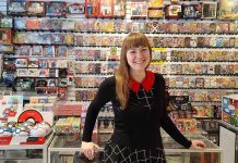 Holly Butler is the manager of Iceman Video Games in downtown Peterborough, the second location of the business originally founded by her parents in 1992 in Mississauga. Along with new and used video games, the family-owned independent business also sells figures, comic books, and more. (Photo courtesy of Iceman Video Games)