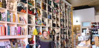 A passionate knitter herself, Deanna Guttman has owned Needles in the Hay at 385 Water Street in downtown Peterborough since 2016. The shop sells only top-quality, all-natural yarns in a myriad of colours and offers a place for fibre enthusiasts to connect in the educational space above the shop called The Hayloft. From November 29 to December 2, 2024, Needles in the Hay is running their annual Black Friday Sale, providing savings on top-selling brands and clearance items, and giving out two times the points on all purchases to Needle Point members. (Photo courtesy of Needles in the Hay)