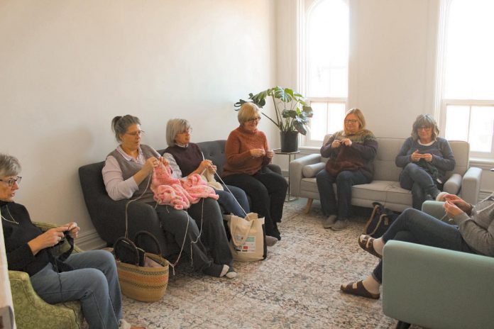 One of downtown Peterborough's longest-running shops, Needles in the Hay is not only a place where you can find high-quality yarns made with all-natural fibres, but it also the home of The Hayloft, an educational space where both beginner and experienced knitters can engage in classes and workshops, connect with one another, and work on their projects during free weekly social gatherings. (Photo courtesy of Needles in the Hay)