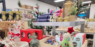 The Christmas Boutique has returned to Peterborough's Shop the Lake, offering a one-stop shop for all your holiday needs. Located at 1525 Chemong Road, the outdoor furniture retailer's showroom is full of festive decor, sweet treats, and unique gifts. Beginning November 30, 2024, Shop the Lake will also be selling premium balsam fir Christmas trees harvested in Nova Scotia, with $5 from each tree sale donated to the YMCA's Strong Kids Campaign in support of children, youth, and families facing financial barriers. (Photo courtesy of Shop The Lake)