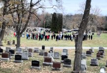 For the third straight year, Peterborough's Little Lake Cemetery is hosting a public sunrise service on Remembrance Day. (Photo courtesy of Little Lake Cemetery Co.)