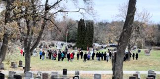 For the third straight year, Peterborough's Little Lake Cemetery is hosting a public sunrise service on Remembrance Day. (Photo courtesy of Little Lake Cemetery Co.)