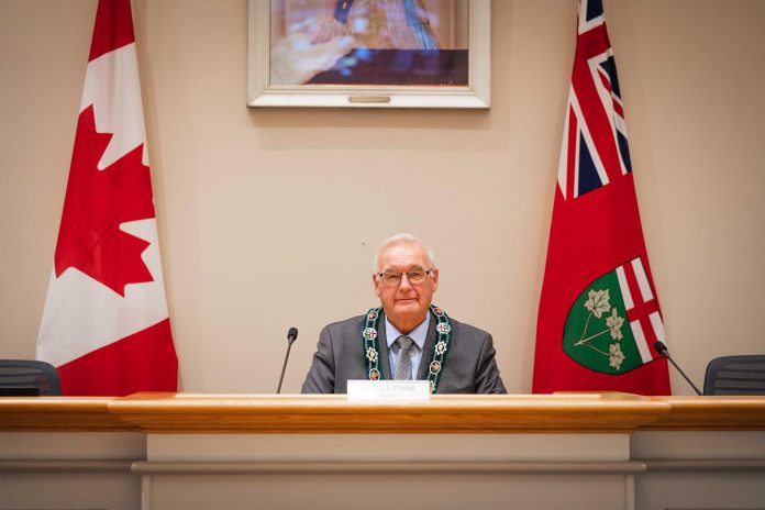 Mayor Doug Elmslie's 2025 budget for the City of Kawartha Lakes, adopted by council on November 26, 2024, is the first budget that fully incorporated the Ontario government's "strong mayor" powers given to 46 fast-growing municipalities. (Photo: City of Kawartha Lakes)