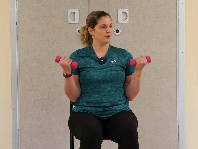 Northumberland Paramedics is offering a new virtual wellness library for seniors as part of its community paramedicine program. The library includes a series of at-home exercise class videos designed specifically to help seniors boost their heart health, enhance balance, or stay active from the comfort of their own homes. (kawarthaNOW screenshot)