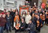 The teams of Rebound Child and Youth Services and Cobourg Home Depot kicking off the Holiday 2024 Orange Door Project campaign, an initiative of the Home Depot Canada Foundation to help prevent youth homelessness across the country. Until December 22, 2024, Northumberland County residents donate to the campaign during checkout at the Cobourg Home Depot or online. According to Rebound, more and more youth in the community are experiencing unstable housing. (Photo: Rebound Child and Youth Services)