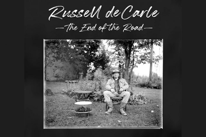 Russell deCarle released his latest album, "The End of the Road", in March 2024. (Album design: Kristin Briggs / Photo: Don Rooke)