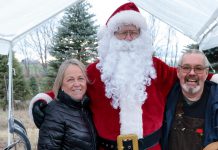 Sharron Wharram-Spry and Brian Spry of Spry Family Christmas Tree Farm in Cobourg will be hosting their 10th and final fundraiser for Northumberland Hills Hospital Foundation on December 7, 2024, with proceeds helping fund the purchase of a hematology analyzer for the hospital's laboratory. (Photo courtesy of Northumberland Hills Hospital Foundation)