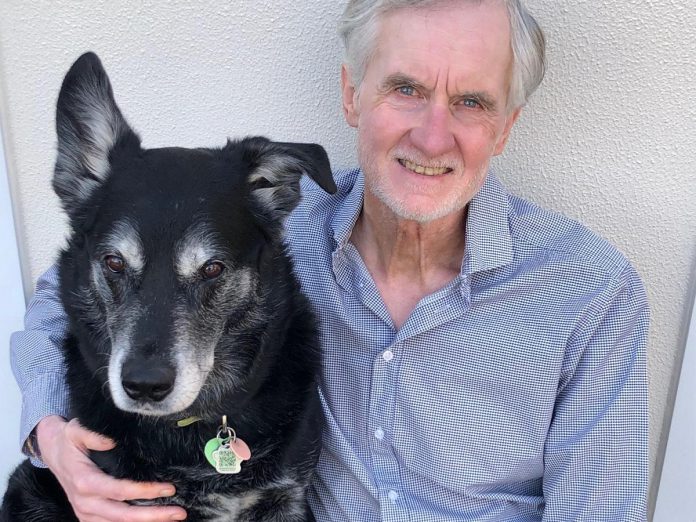 A longtime dog lover, Alan Harman founded Toronto-based Sunshine Therapy Dogs in 2020 after seeing how he, his child, and others in the community have been supported in their mental health journey by their canine companions. Harman's own rescue dog Tico was the very first Sunshine Therapy Dog and has now done more than 150 visits. (Photo courtesy of Sunshine Therapy Dogs)