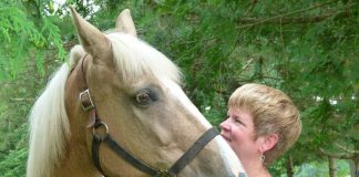 Jennifer Garland, RP, founder and program director of The Mane Intent in Indian River, with her late horse Sunny. After meeting Sunny in 2011, Garland learned first-hand how horses can be very healing and impactful on mental health. Ten years ago, she was inspired to give up her corporate communications career in Toronto to open The Mane Intent, becoming a Registered Psychotherapist and helping others find healing through intentional interactions with horses. (Photo courtesy of The Mane Intent)