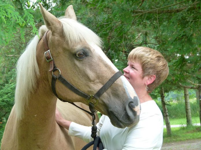 Jennifer Garland, RP, founder and program director of The Mane Intent in Indian River, with her late horse Sunny. After meeting Sunny in 2011, Garland learned first-hand how horses can be very healing and impactful on mental health. Ten years ago, she was inspired to give up her corporate communications career in Toronto to open The Mane Intent, becoming a Registered Psychotherapist and helping others find healing through intentional interactions with horses. (Photo courtesy of The Mane Intent)