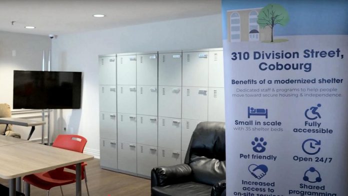 The Division Street shelter in Cobourg is described as a modernized shelter that will help people experiencing homelessness move towards secure housing and independence. (Photo: Northumberland County)