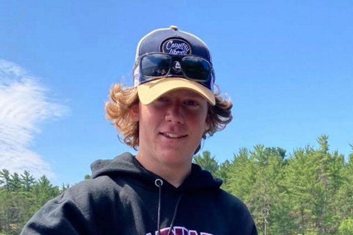 17-year-old Brady Hunt was seriously injured on December 12, 2024 when the pickup truck he was driving left the roadway on Highway 28 in Douro-Dummer Township. (Photo via GoFundMe)