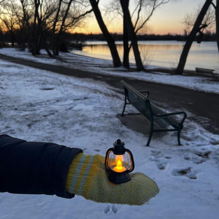 The annual Darkness to Light gathering, which takes place at sunrise on the winter solstice (December 21, 2024) at Rogers Cove in Peterborough, is a safe and welcoming space for those grieving the loss of a family member or friend due to suicide or overdose. While the event is free to attend, donations to support suicide bereavement work at Hospice Peterborough are encouraged. (Photo: Hospice Peterborough / Facebook)